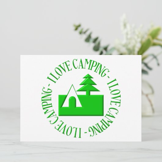 I love camping (Standing Front)