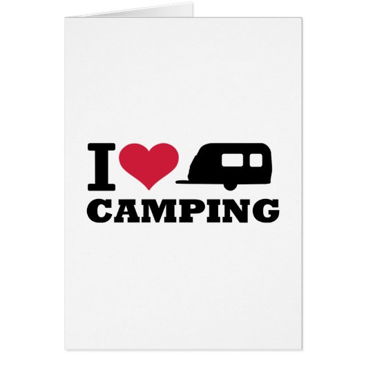 I love camping cards (Front)
