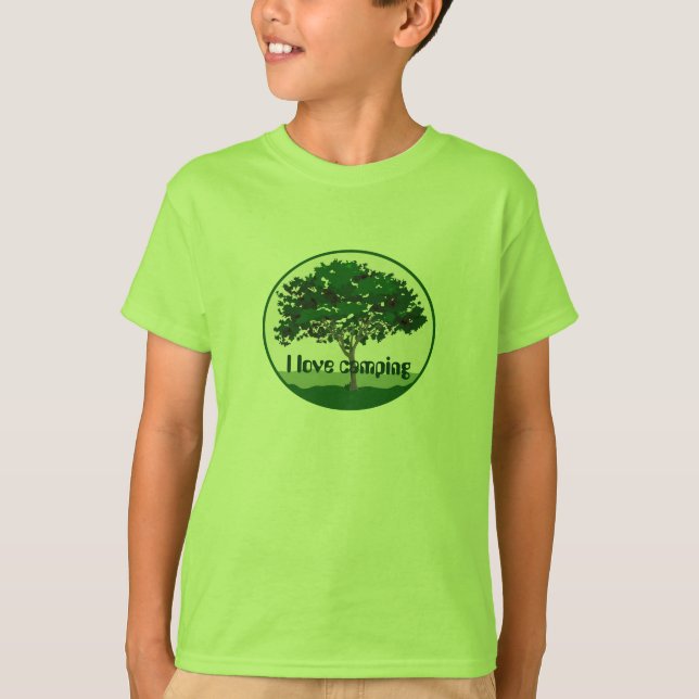 I love Camping Kids T-shirts (Front)