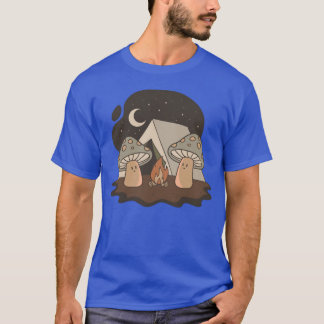 I Love Camping Mushroom Camping Cute Mushroom frie T-Shirt