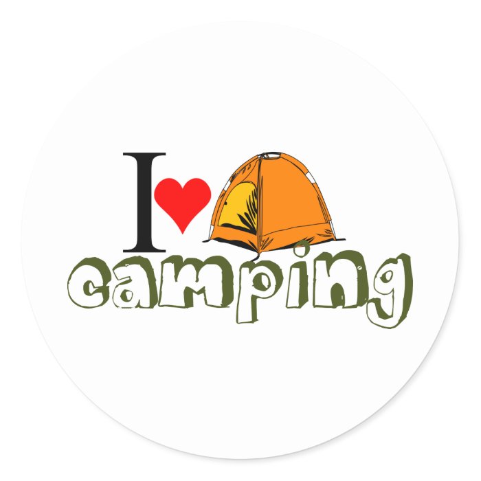i love camping.png stickers