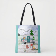 I Love Camping Tote