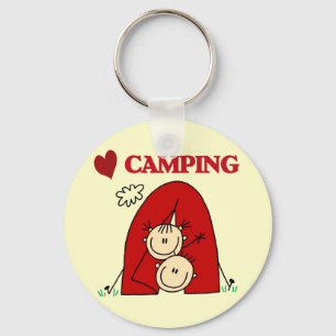 I Love Camping Tshirts and Gifts Keychain