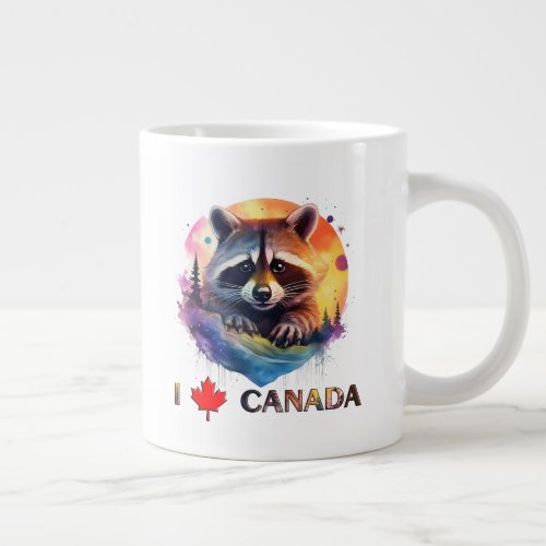 I love Canada Giant Coffee Mug