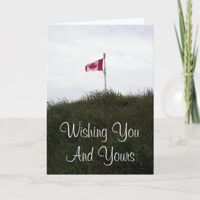I Love Canada Greeting Card (Front)