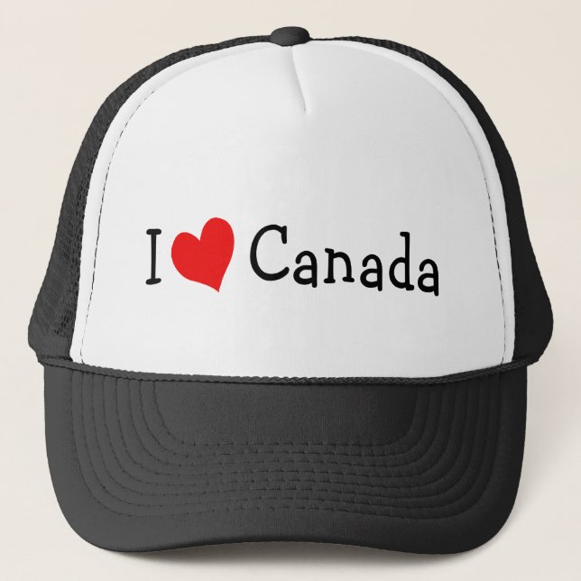 I Love Canada Hat (Front)