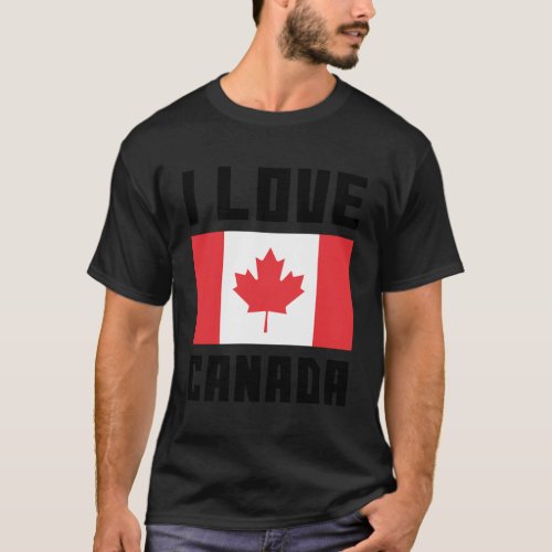 I Love Canada I Heart Canada Family Travel Canada  T_Shirt