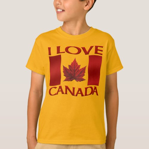 I Love Canada Jersey Canada Souvenir Sports Shirt