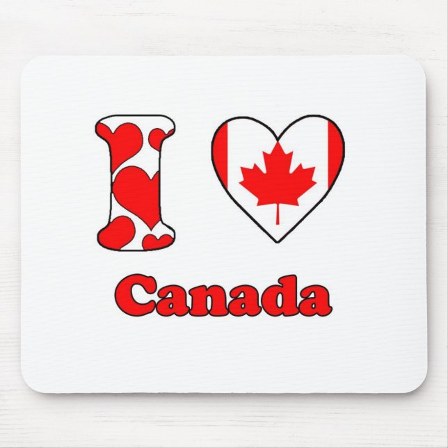 I love Canada Mouse Pad (Front)