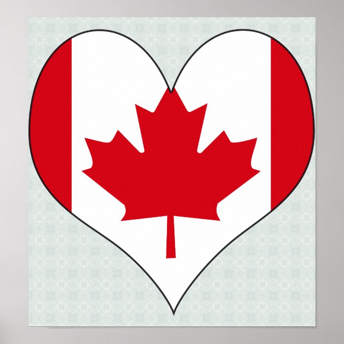 I Love Canada Poster