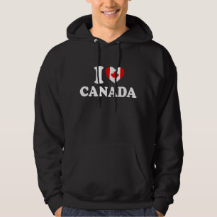 I Love Canada - Proud Canadian Hoodie