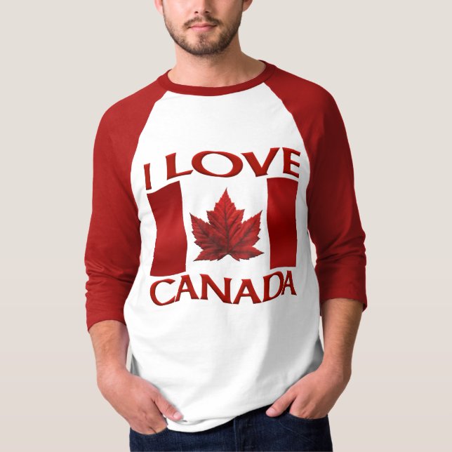 I Love Canada Shirts Canada Souvenir Top (Front)