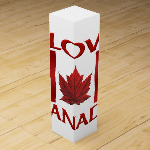 I Love Canada Souvenir Wine Box Canada Wine Box