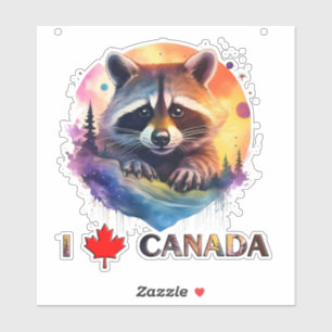 I love Canada Sticker