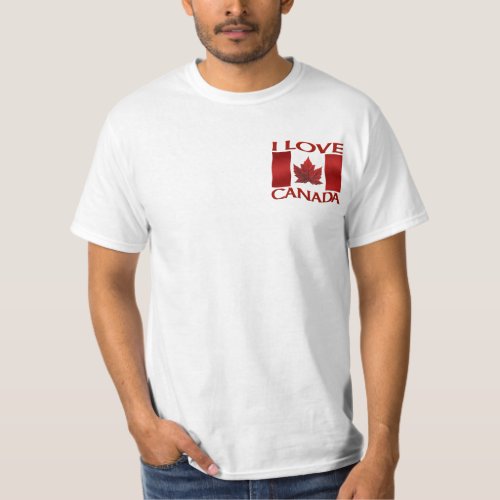 I Love Canada T_shirt Canada Souvenir Mens Shirt