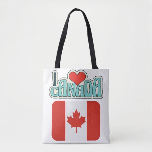 I love Canada Tote Bag