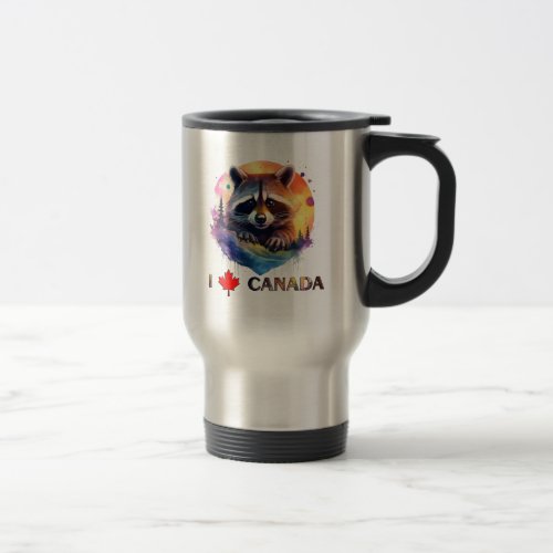 I love Canada Travel Mug