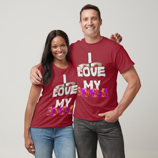I Love Canadian Maple Colors T-Shirt (Unisex)