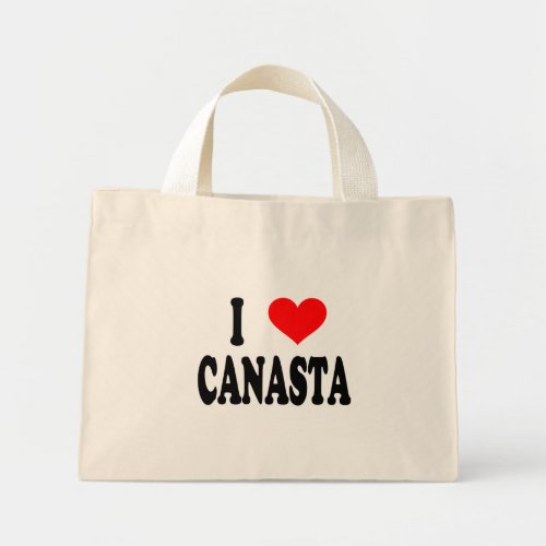 I Love Canasta Tote Bag