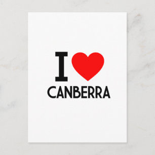 I Love Canberra Postcard