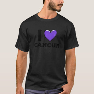 I Love Cancun Mexico 6 T-Shirt