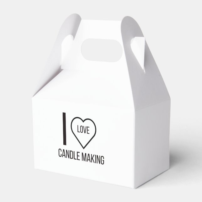 I LOVE CANDLING MAKING FAVOR BOXES (Front Side)