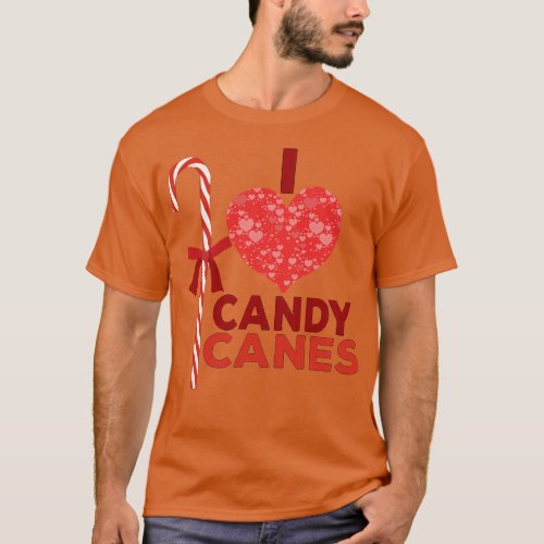 I Love Candy Canes T_Shirt