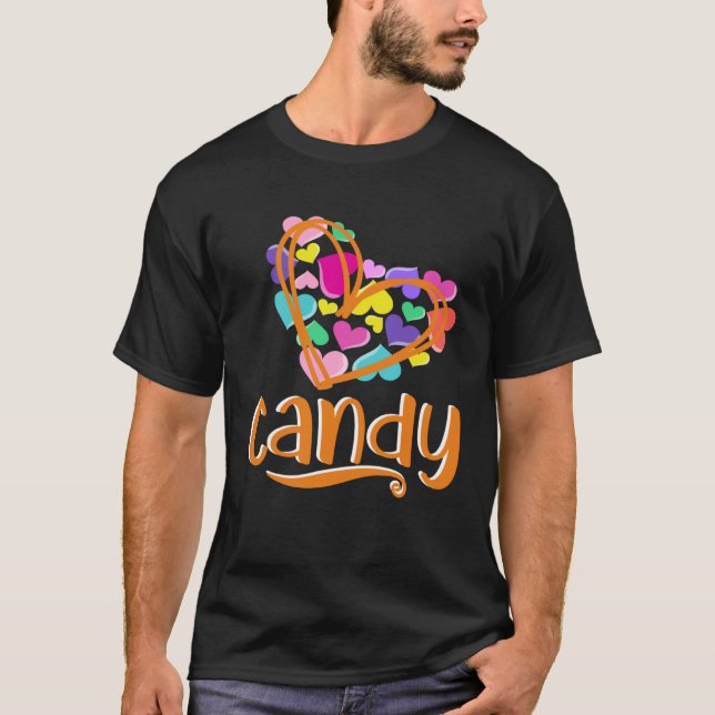 I love Candy Halloween Costume  for Toddlers Kids  T-Shirt (Front)