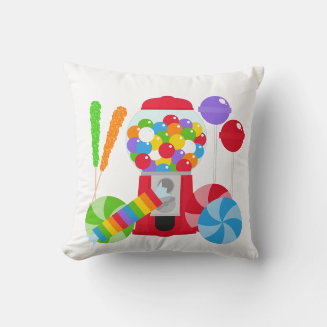 I Love Candy Pillow (Front)
