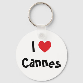 I Love Cannes Keychain