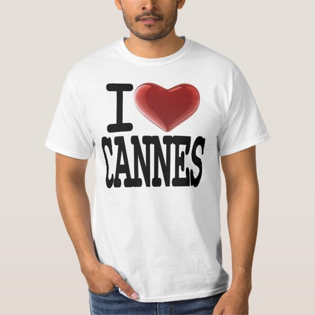 I Love CANNES T-Shirt (Front)