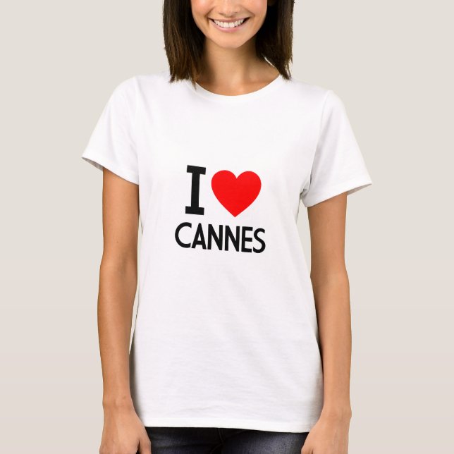 I Love Cannes T-Shirt (Front)
