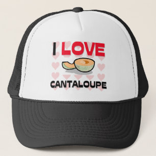 I Love Cantaloupe Trucker Hat