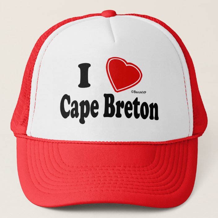I Love Cape Breton Mesh Hat