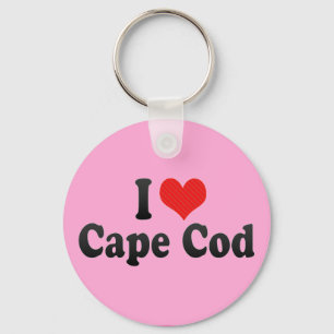 I Love Cape Cod Keychain