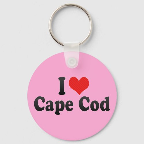 I Love Cape Cod Keychain