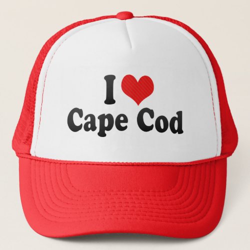 I Love Cape Cod Trucker Hat