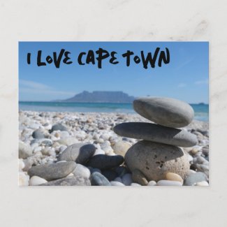 I Love Cape Town Table Mountain Beach