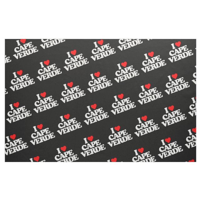 I LOVE CAPE VERDE FABRIC (Fat Quarter)
