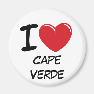 I Love Cape Verde Magnet