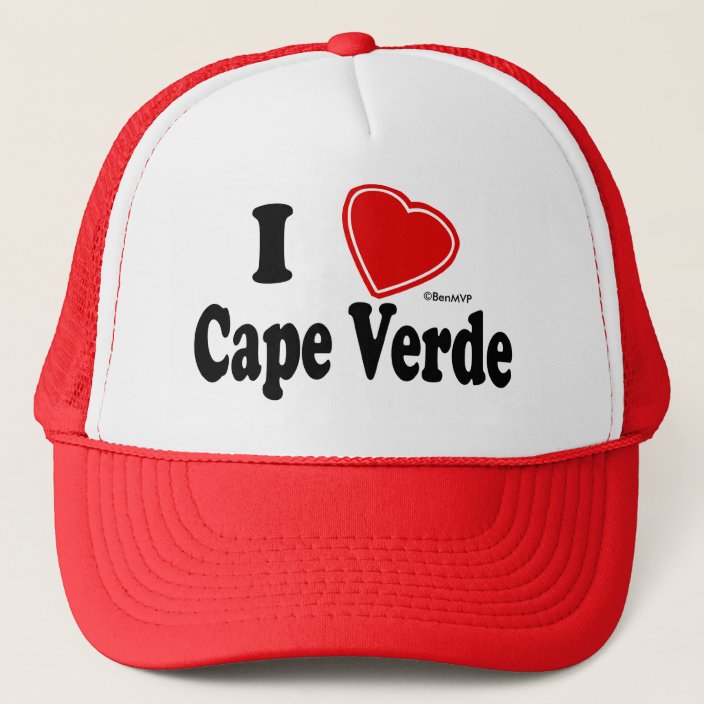 I Love Cape Verde Trucker Hat