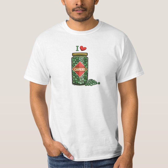 I Love Capers T-Shirt (Front)