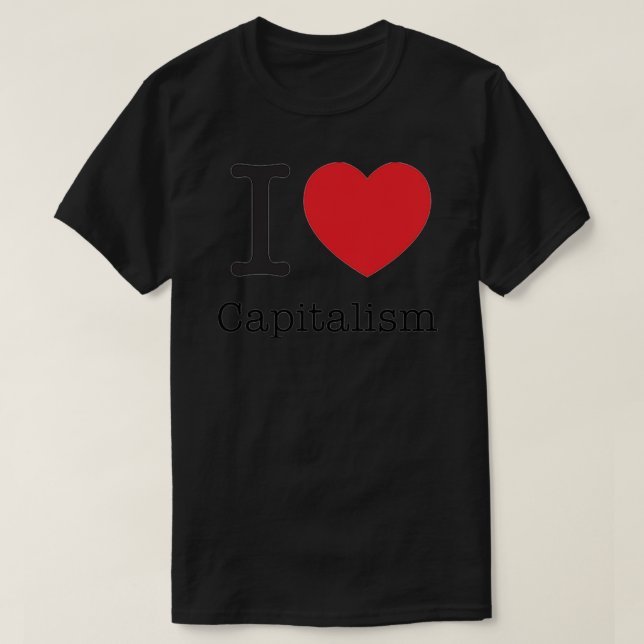 I Love Capitalism Essential T-Shirt (Design Front)