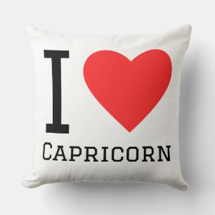 I love Capricorn Throw Pillow