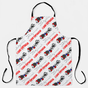 I Love Capsaicin Chili Pepper Chemical Molecule Apron