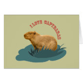 I love capybaras (Front Horizontal)