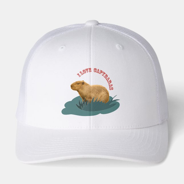 I Love Capybaras Cute Capybara Lover (Front)