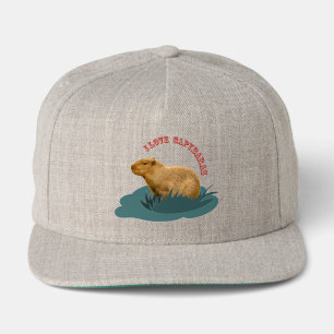 I Love Capybaras Cute Capybara Lover Snap Back Hat