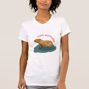 I Love Capybaras Cute Capybara Lover T-Shirt