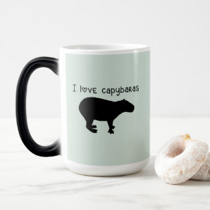 I Love Capybaras Magical Morphing Mug